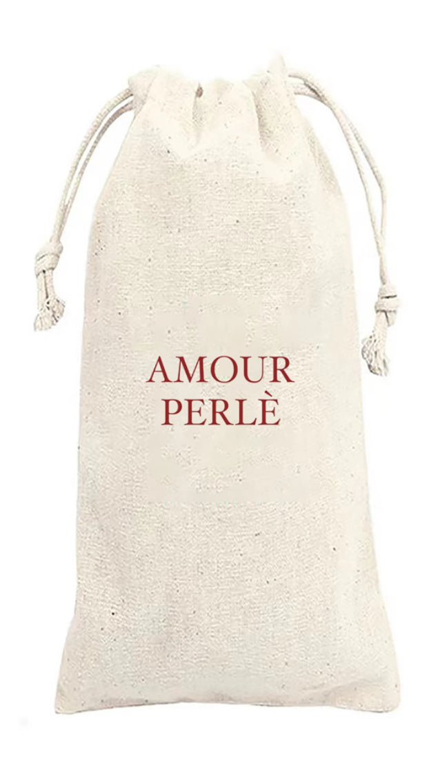 Sacchetto in cotone Amour Perlè