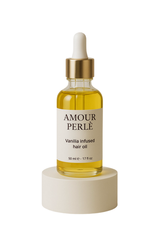 Amour Perlè Vanilla infused hair oil